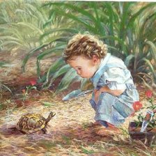 Схема вышивки «Знакомство»