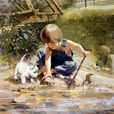 Схема вышивки «Детки»