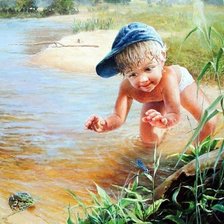 Схема вышивки «Детки»