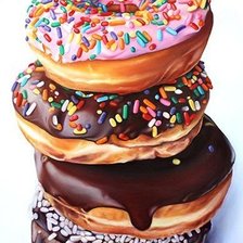 Схема вышивки «Пончики»