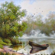 Схема вышивки «Елена Самарская.Пейзаж»