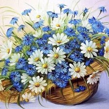 Схема вышивки «Цветы»