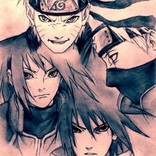 Схема вышивки «Наруто»