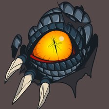 Схема вышивки «Динозавр»