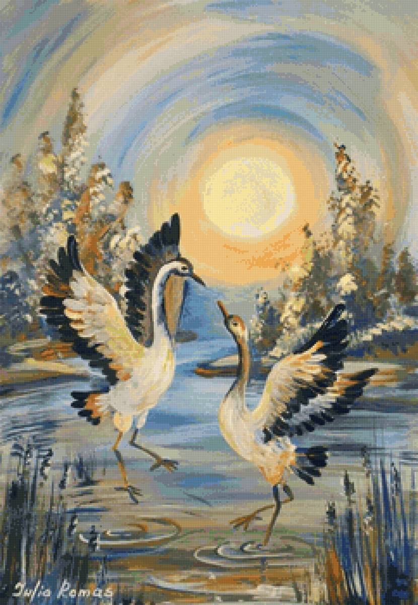 журавли - птицы - предпросмотр