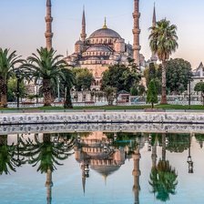 Схема вышивки «Голубая Мечеть»