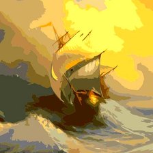 Схема вышивки «Шторм»