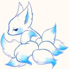 Схема вышивки «Девятихвостый лис»