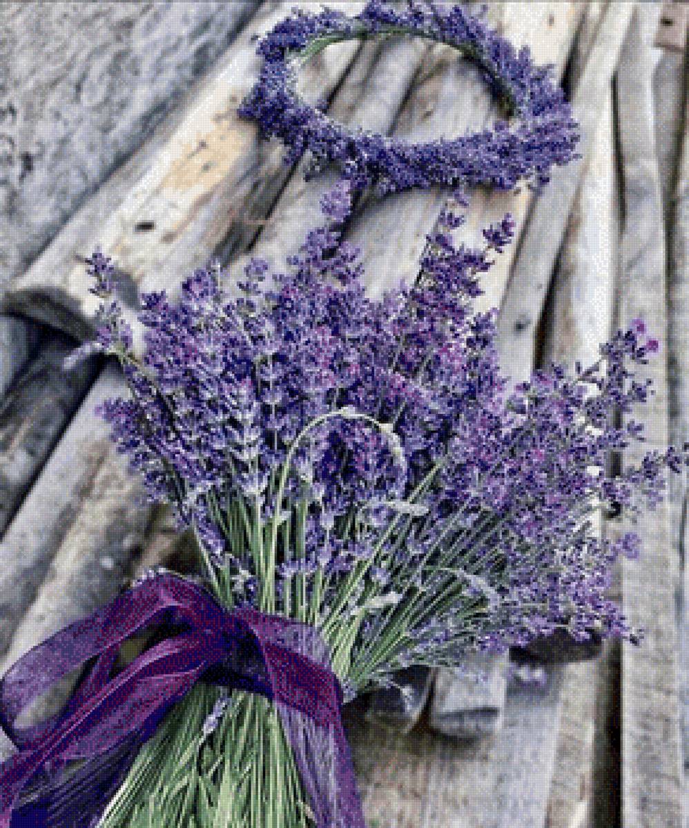 Лаванда - венок, букет - предпросмотр