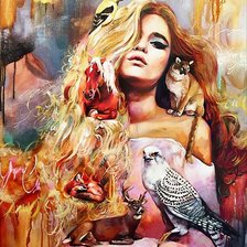 Схема вышивки «Златовласка. Димитра Милан»