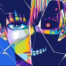 Схема вышивки «Канеки»