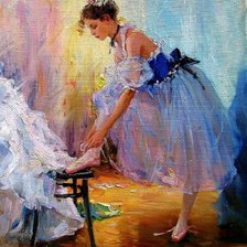 Схема вышивки «Балет»