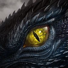 Схема вышивки «Око дракона»