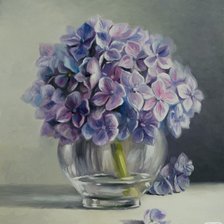 Схема вышивки «Гортензия»