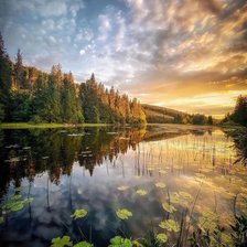 Схема вышивки «Закат»