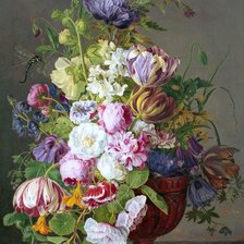 Схема вышивки «Bình hoa»