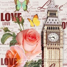 Схема вышивки «Лондон»