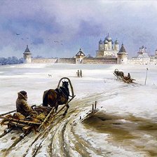 Схема вышивки «Пейзаж»