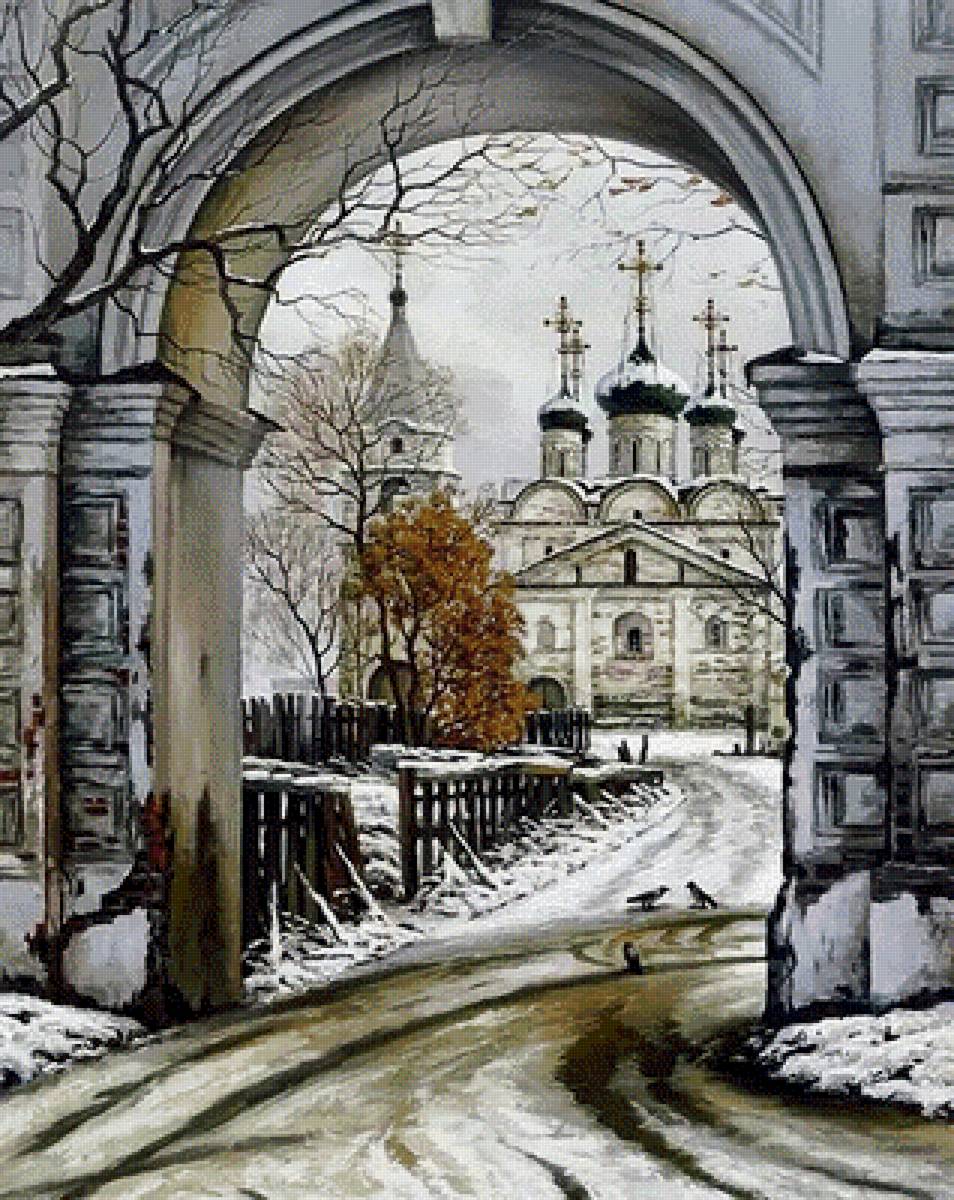 Пейзаж - артемонов валерий, картина - предпросмотр