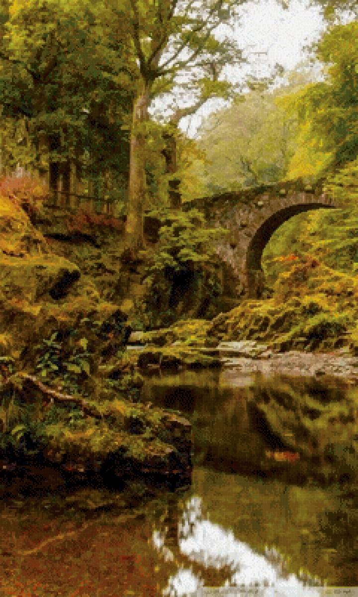 №2551220 - река, мост - предпросмотр