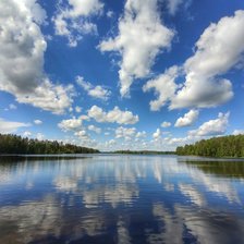 Схема вышивки «Красивое небо»