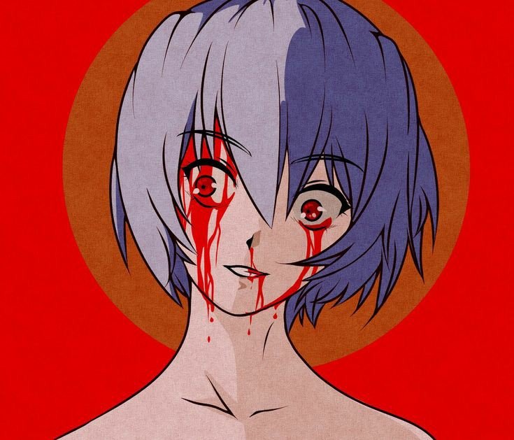 Рей - evangelion, евангелион - оригинал