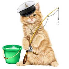 Схема вышивки «Рыболов»