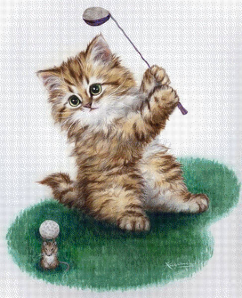 Друзья - мышь, кот - предпросмотр