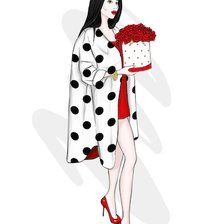 Схема вышивки «moda»