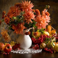 Схема вышивки «осенний натюрморт»