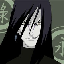 Схема вышивки «орочимару»