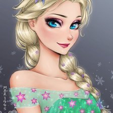 Схема вышивки «принцессы»