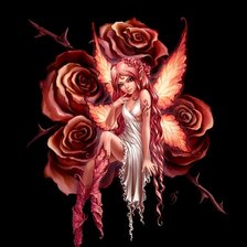 Схема вышивки «феи»