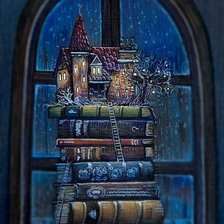 Схема вышивки «Книги»