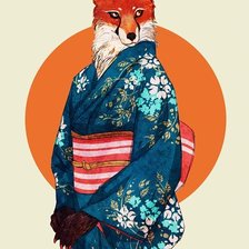 Схема вышивки «Лиса»