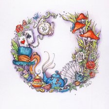 Схема вышивки «Венок»