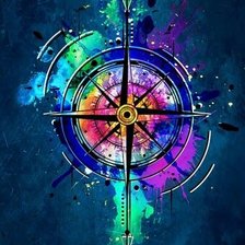 Схема вышивки «Роза ветров»