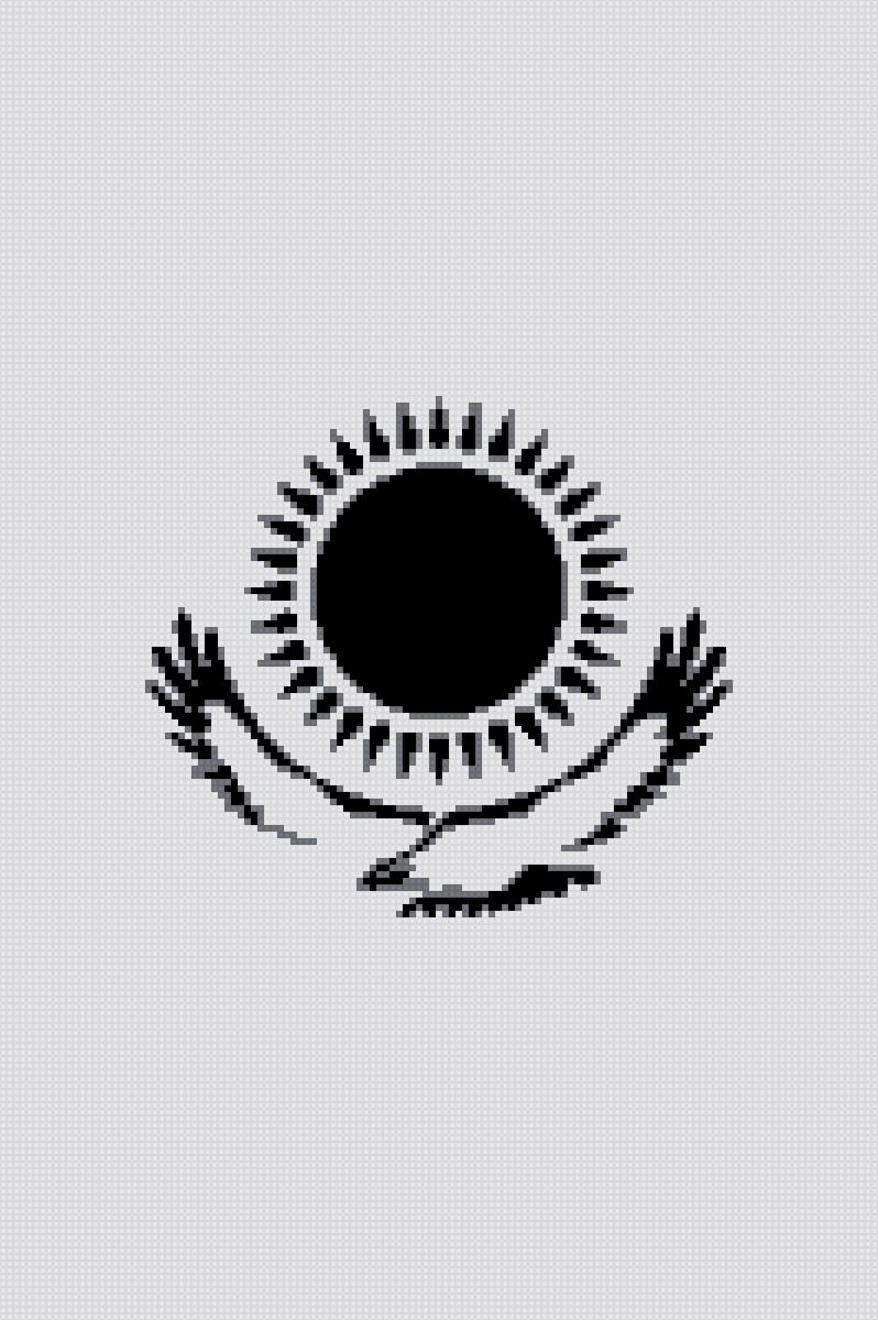 Казахский флаг - предпросмотр