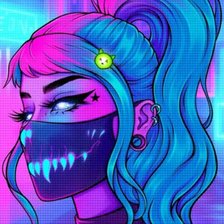 Схема вышивки «Киберпанк»