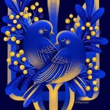 Схема вышивки «Герб України»