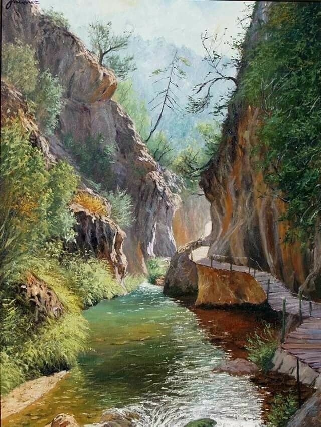 №2557087 - вода, река, скалы - оригинал