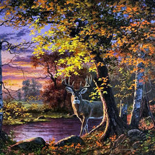 Схема вышивки «Абрахам Хантер»