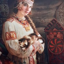 Схема вышивки «картина Шишкина»