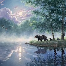 Схема вышивки «Абрахам Хантер»