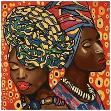 Схема вышивки «африка»