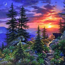 Схема вышивки «Абрахам ХАНТЕР»