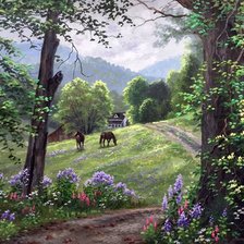 Схема вышивки «Абрахам Хантер»