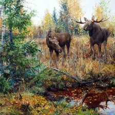 Схема вышивки «Пейзаж»