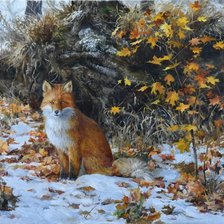 Схема вышивки «Пейзаж»