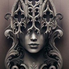 Схема вышивки «Тень»